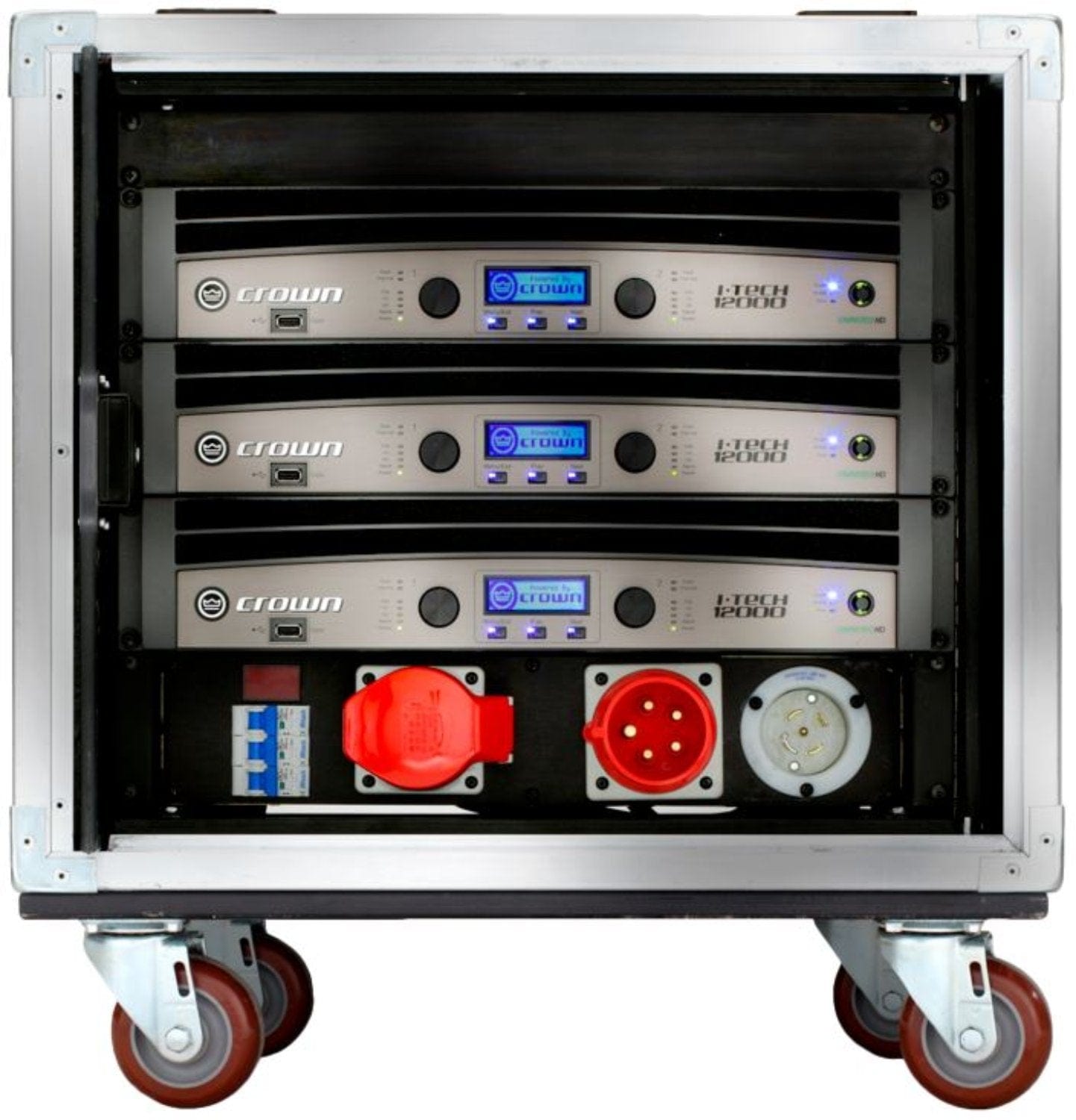 Crown VRACK12KFX Rack: The Ultimate Solution for 3x I-Tech 12000HD with Amplifiers