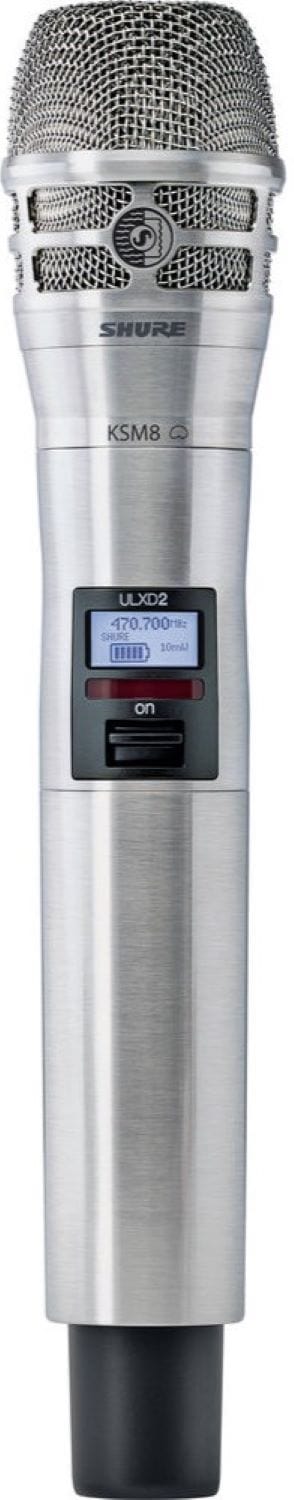 Shure ULXD2/K8N Digital Handheld Transmitter - J50A Band with KSM8 Capsule