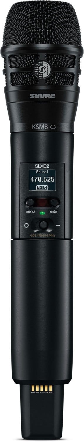 Shure SLXD24/K8B G58 Wireless Vocal System with KSM8 Capsule - The Ultimate in Live Performances