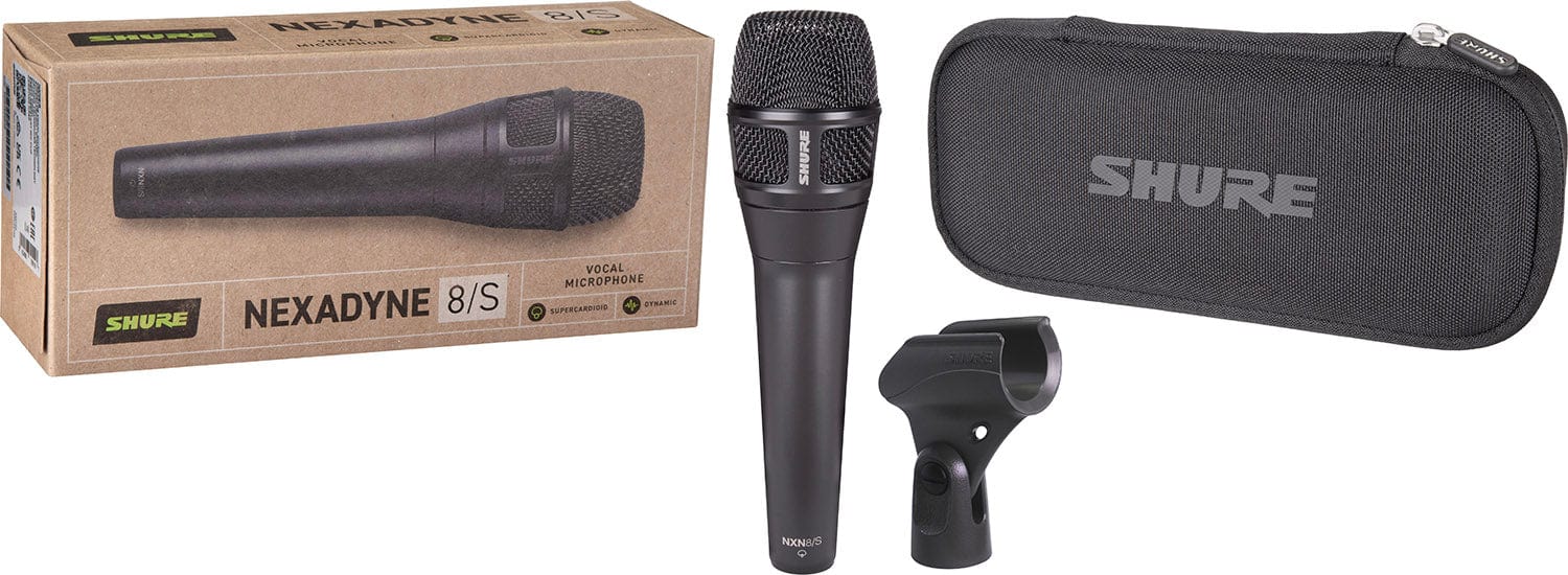 Shure NXN8/S Nexadyne 8/S Supercardioid Handheld Microphone for Stunning Vocal Performances
