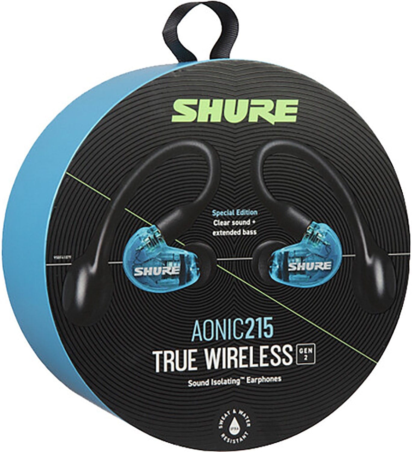 Shure AONIC 215 GEN 2 True Wireless Earphones - Immerse in Blue Sound