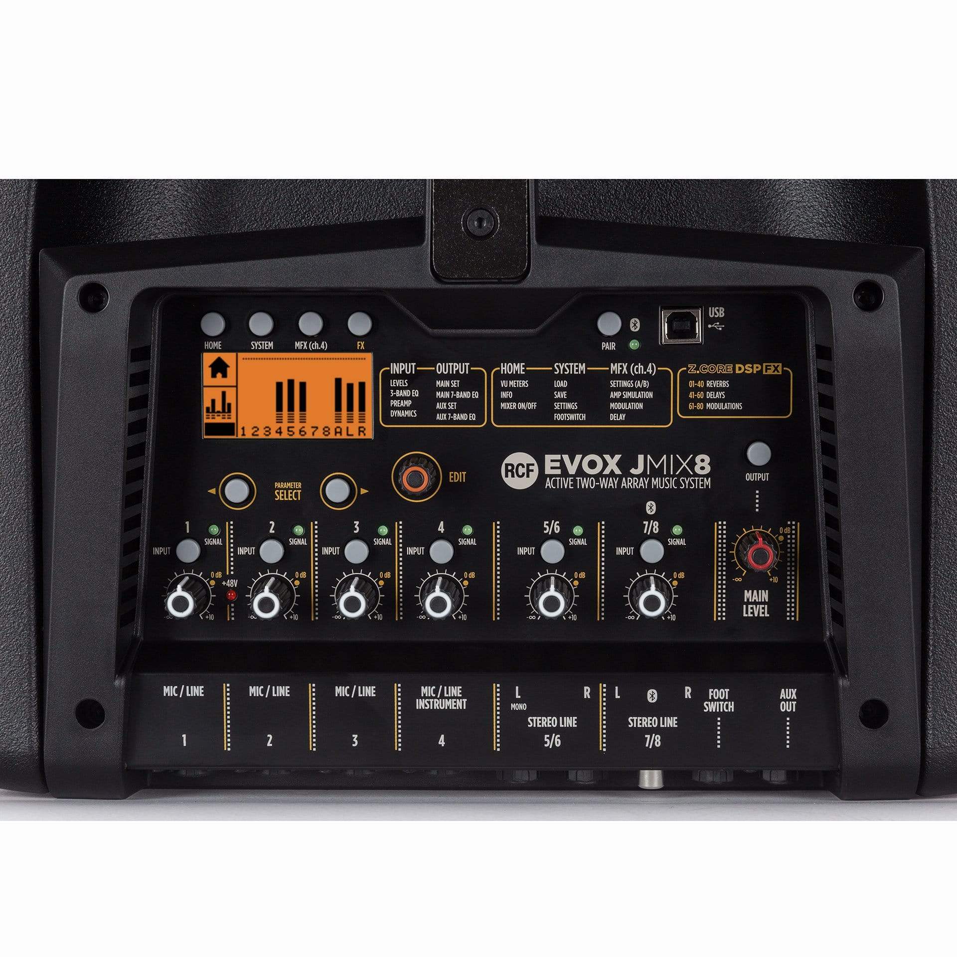 RCF Evox JMix 8: The Ultimate Portable Array Speaker with Built-In Mixer