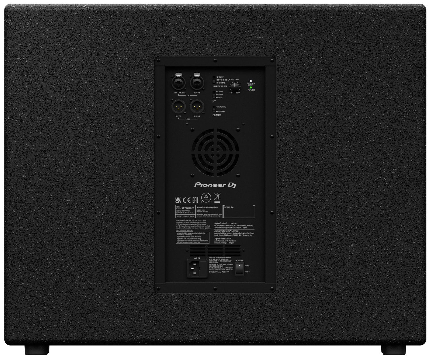 Pioneer DJ XPRS1182S 18-Inch Active Vented Subwoofer - Unleash