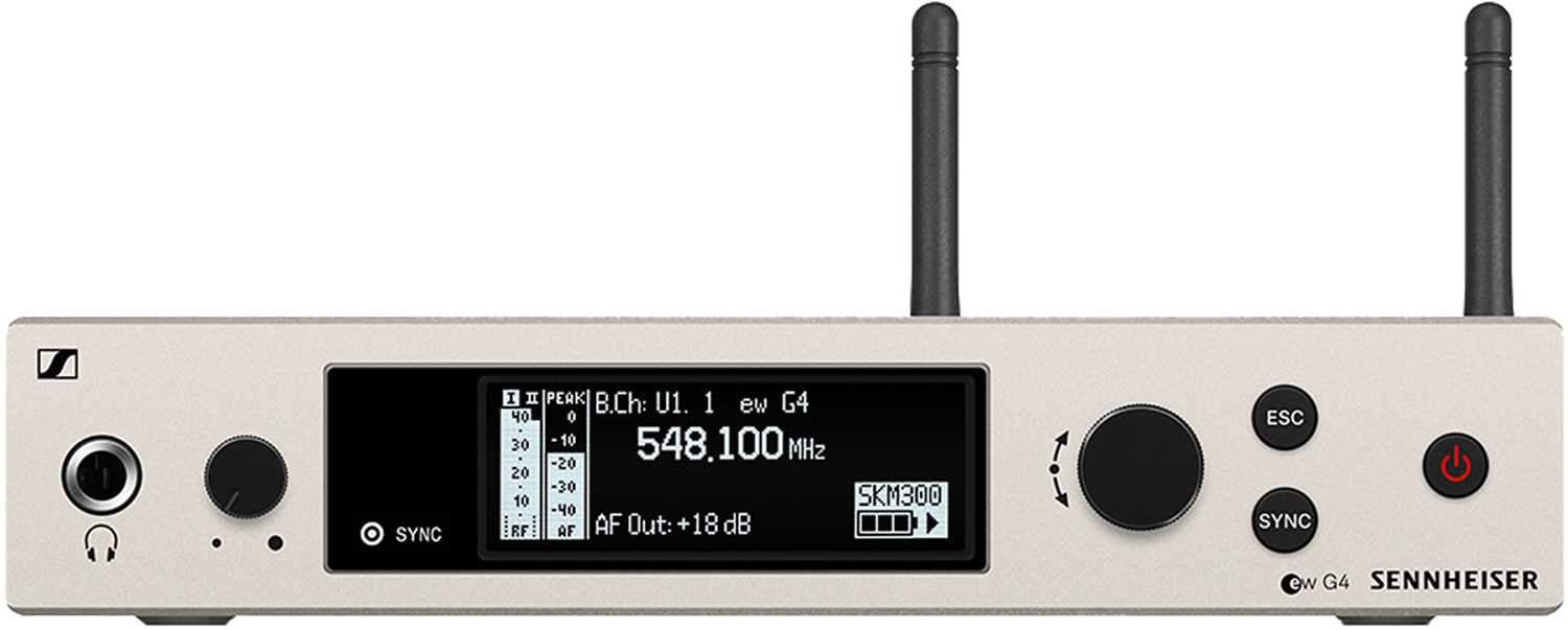 Sennheiser EM 300-500 G4 Evolution Wireless Rackmount Receiver - The Ultimate Live Stage Companion