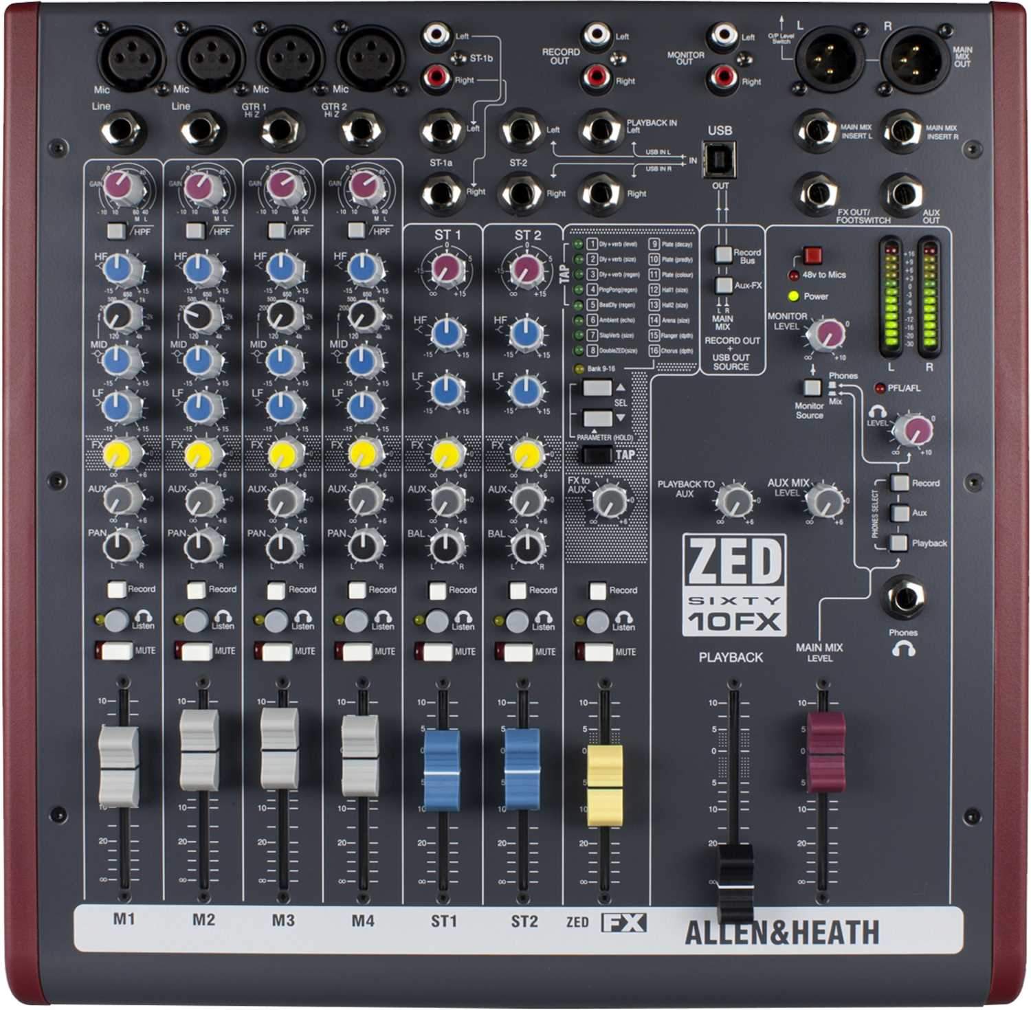 Allen & Heath ZED60-10FX: The Ultimate PA Mixer for Musicians