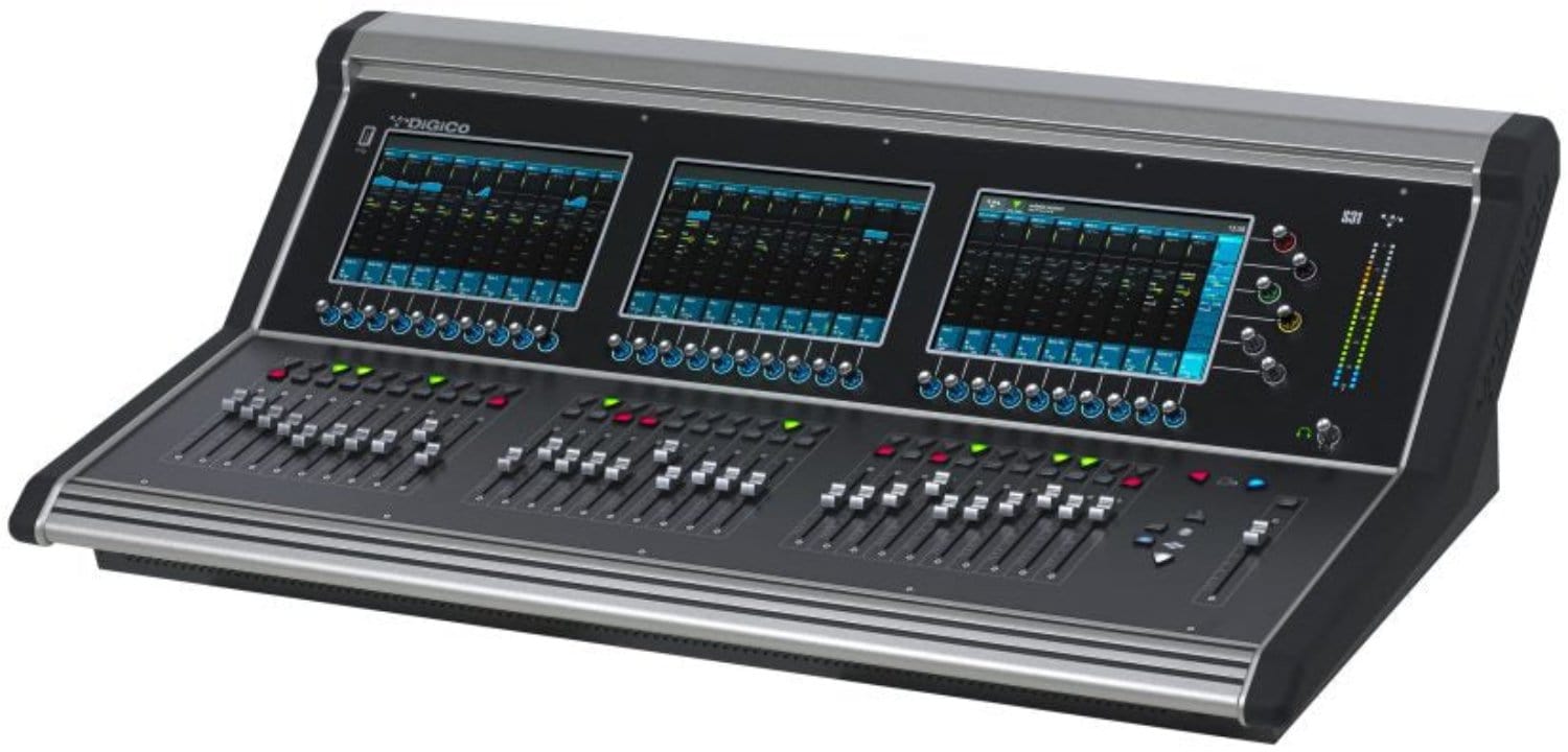 DiGiCo S31 Rack Pack Bundle: Console, DMI-DANTE2, and A164D-W-L Racks