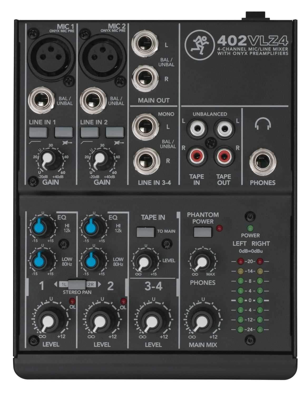 Mackie 402VLZ4 Compact 4-Channel PA Mixer - Your Ultimate Sound Solution