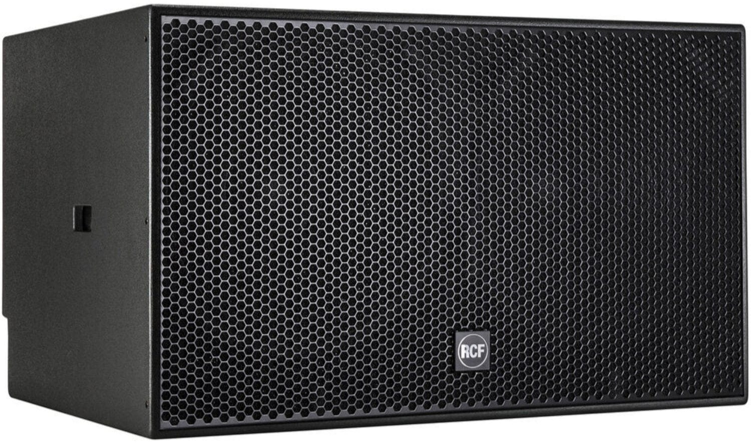 RCF S 8028 II 3000 Watt RMS Dual 18-Inch Passive Bass Reflex Subwoofer - Black