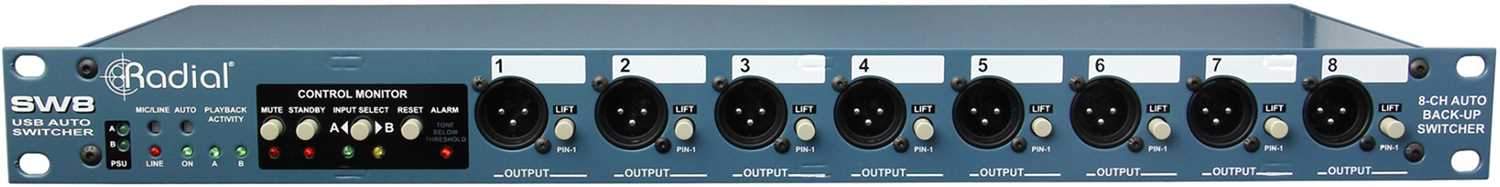 Radial SW8-USB 8USB
