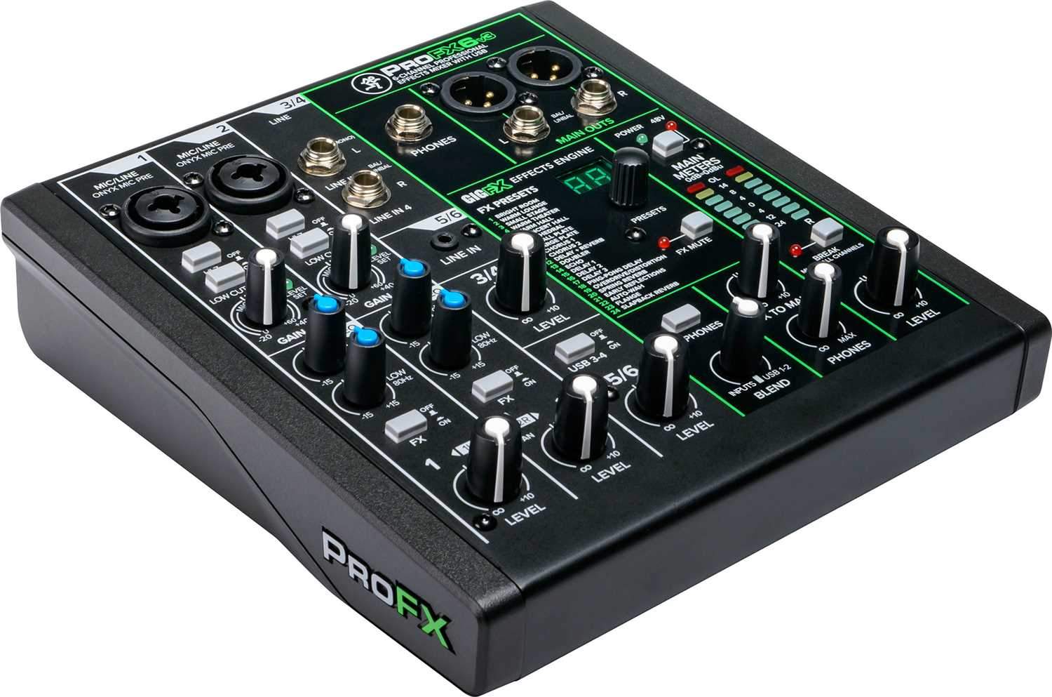 Mackie ProFX6v3 USB 6 - ！