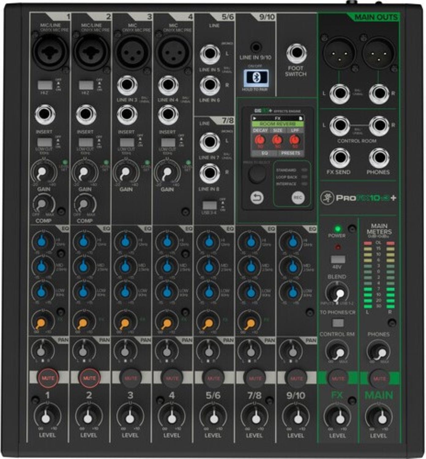 Mackie ProFX10v3+ 10-Channel Analog Mixer - Your Studio's Dream Companion
