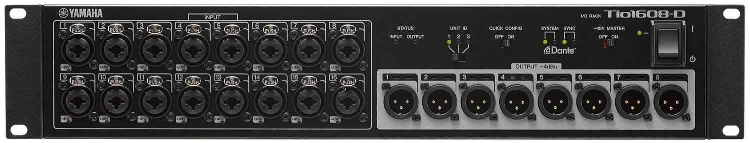 Yamaha Tio1608-D Dante-Enabled Digital Stage Box: Unleash Exceptional Sound