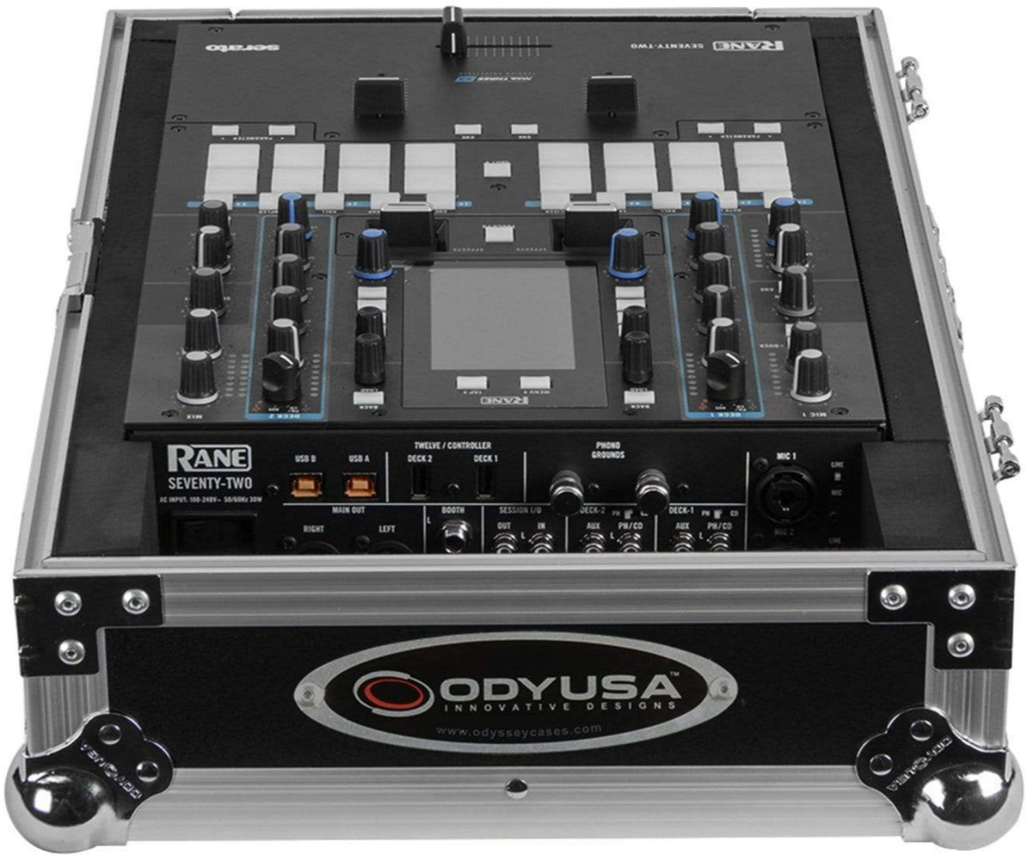Odyssey FZRANE72 Premium DJ Mixer Case for Rane Seventy-Two - Your Ultimate Mixer Protector