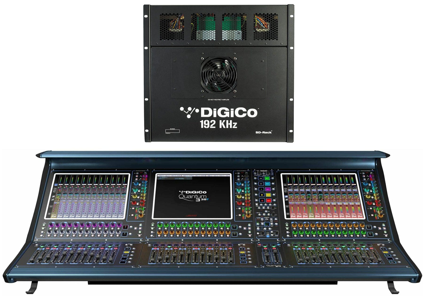 DiGiCo Quantum 338 Digital Mixing Console - The Ultimate SD Package with MADI and Multi-Mode Optics