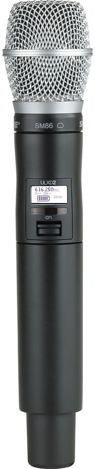Shure ULXD2/SM86 Digital Handheld Transmitter - Crystal Clear Vocals in H50 Band