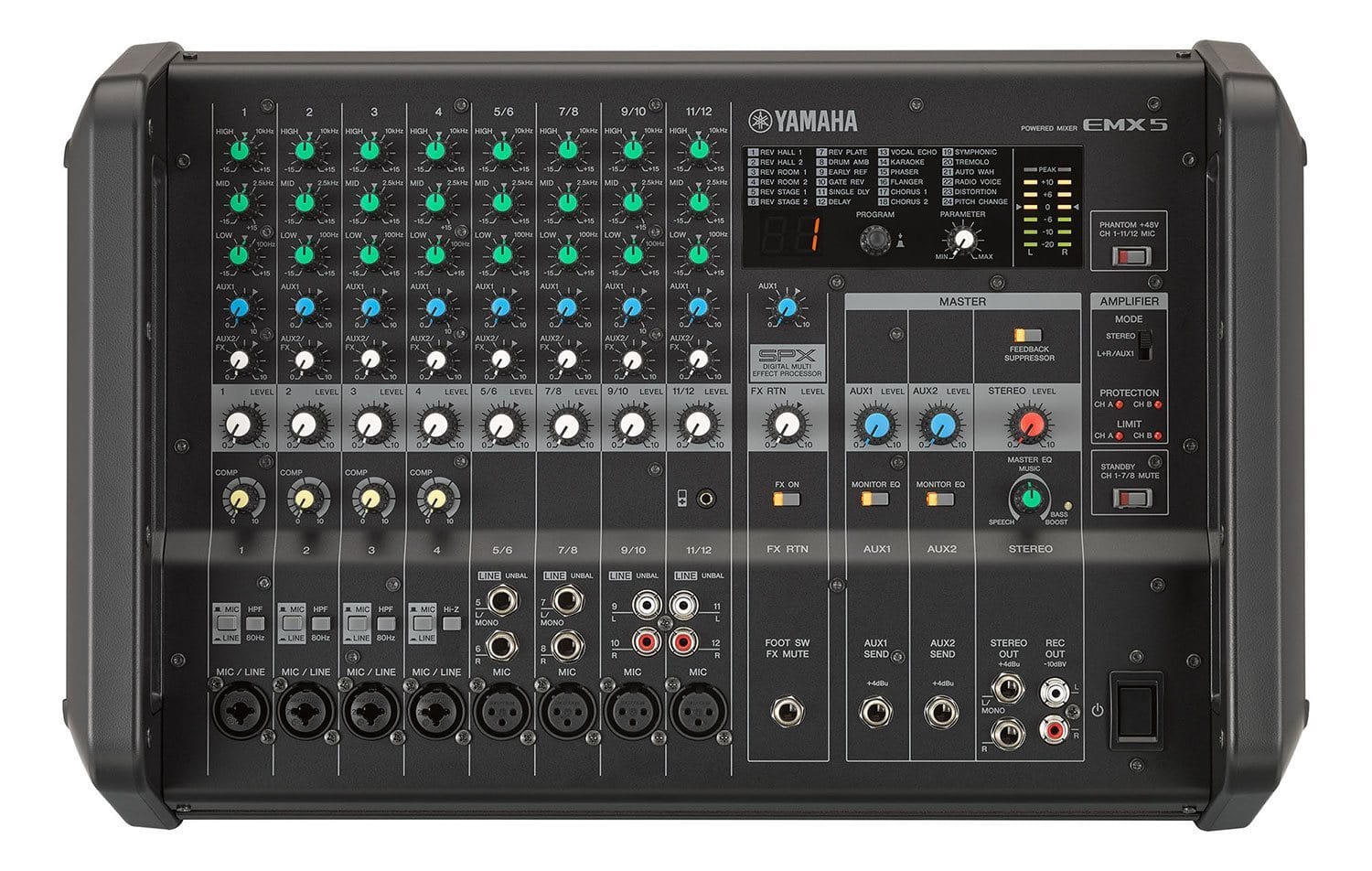 Powerful Yamaha EMX5 12-Input Mixer - Boost Your Sound Now!