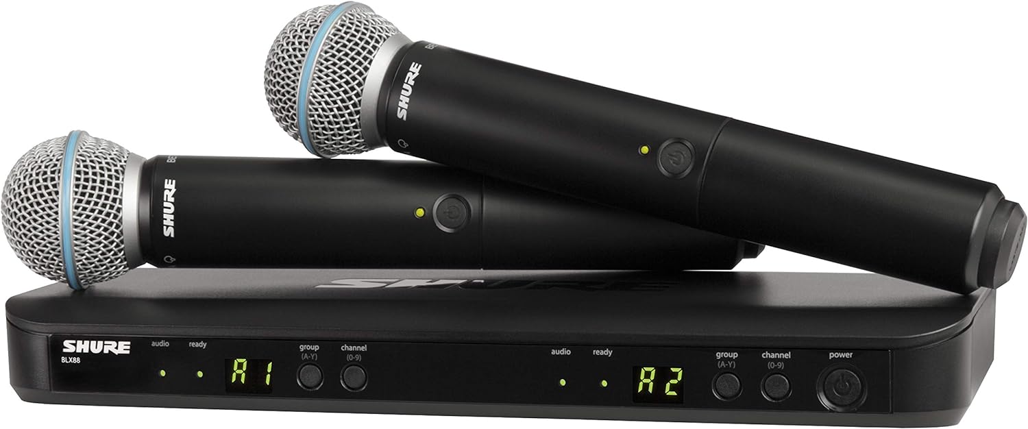 Shure BLX288 Wireless Dual Vocal System with 2x Beta 58A - H9 Band: Unleash Legendary Audio Performance