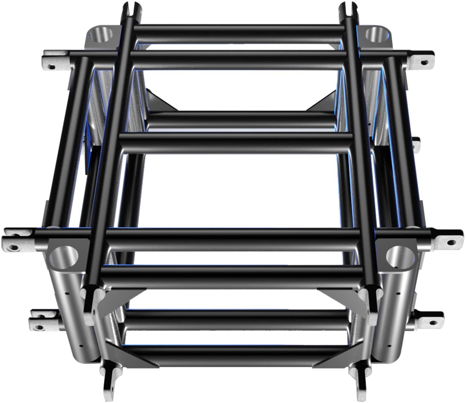 Tyler Truss GT1424X4 Corner 4-Way 14-inch x 24-inch Legged Black Truss Block - Ideal for Your Creative Setups