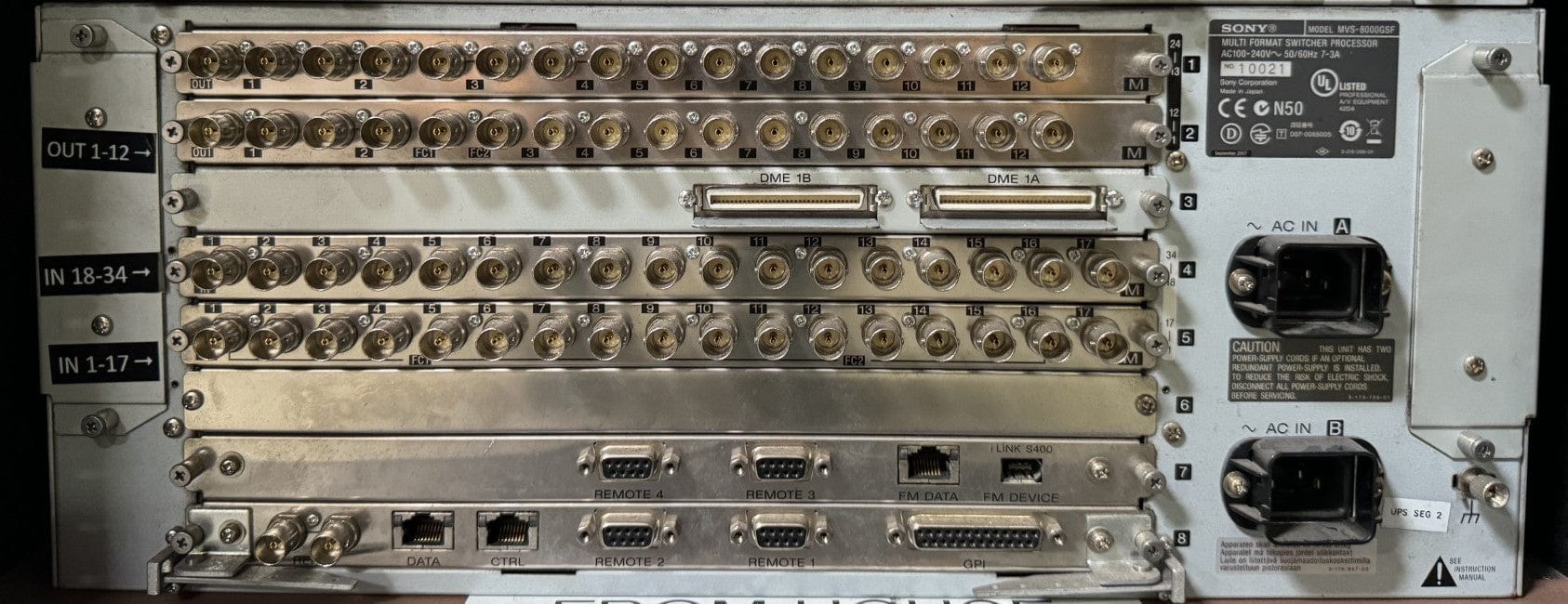 Revolutionary Sony MVS-8000GSF Video Switcher - Unleash Your Video Editing Potential!
