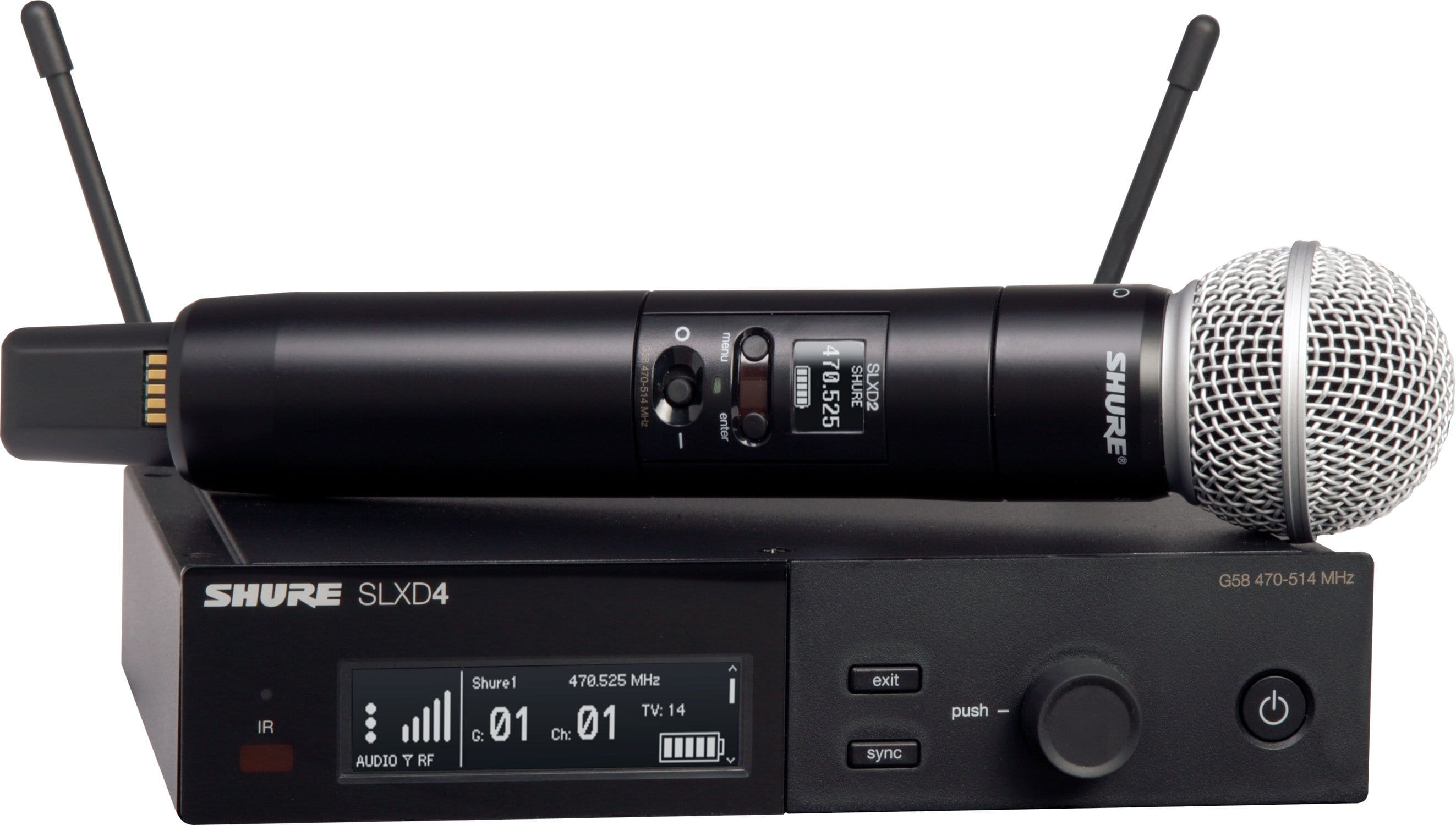 Shure SLXD24/SM58 J52 Wireless Vocal System - Rock Your Performances with SM58 Capsule