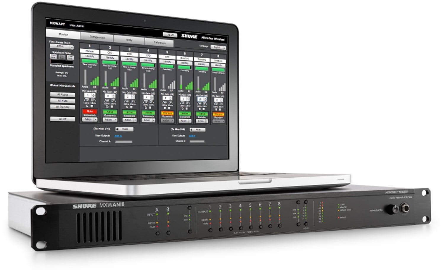 Shure MXWANI8 8 - 