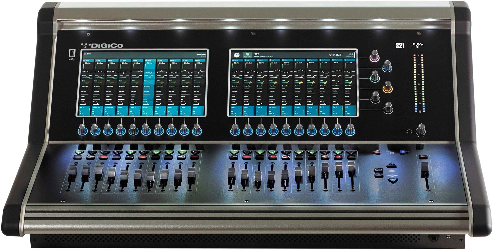 DiGiCo X-S21-D2M-B-RP S21 D2 Rack Pack with MADI-DMI-B Expansion Card and Blank DMI Slot