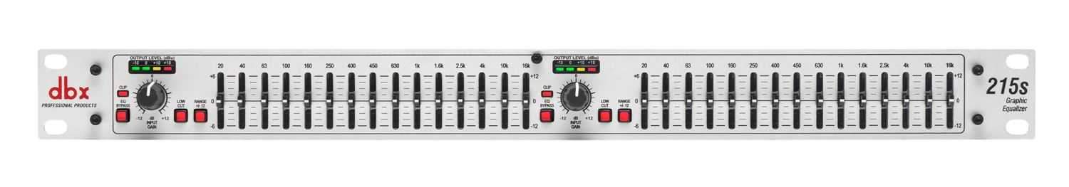 dbx 215S Dual Channel 15 Band Professional Graphic Equalizer