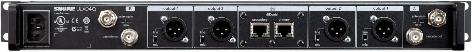 Shure ULXD4Q G50 Band Quad-Channel Digital Wireless Receiver - Your Ultimate Sound Solution