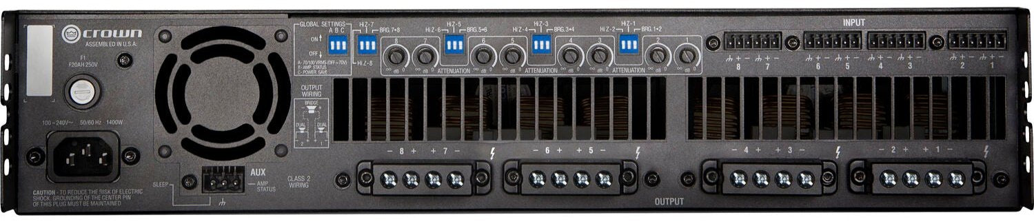 Crown DCi 8 300 DriveCore Install: The Ultimate 8-Channel 300 Watt Amplifier
