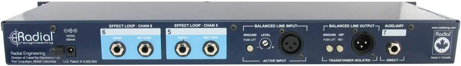 Radial JD7 Pro Guitar Signal Splitter & Distro - Unleash Your Sound