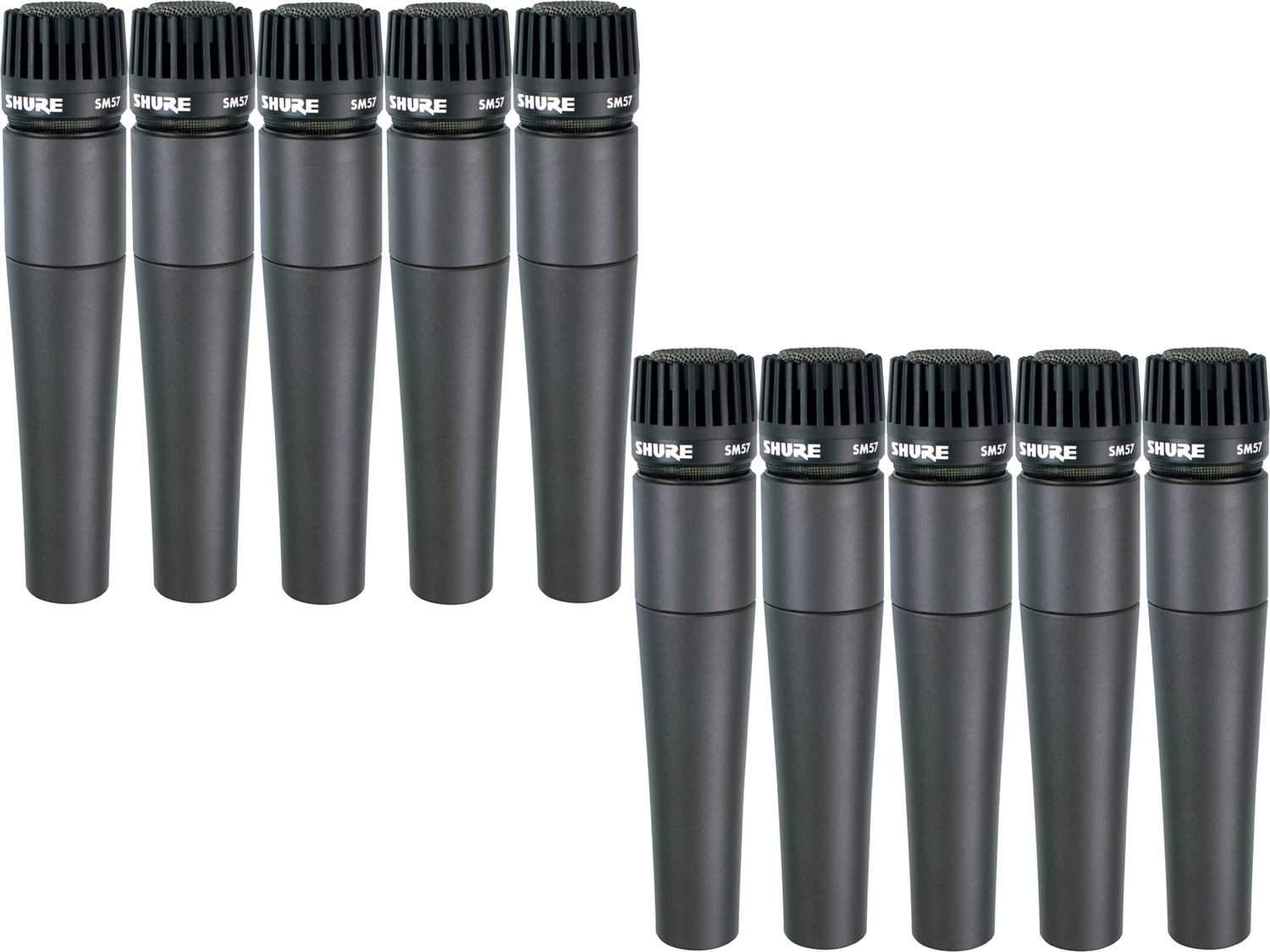 Shure SM57 Cardioid Dynamic Instrument Mic - 10 Pack Bundle: Your Ultimate Sound Solution
