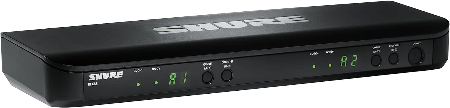 Shure BLX188 Wireless Dual Presenter System - H11 Band with Two CVL Lavalier Microphones: Unleash Your Presentation Power