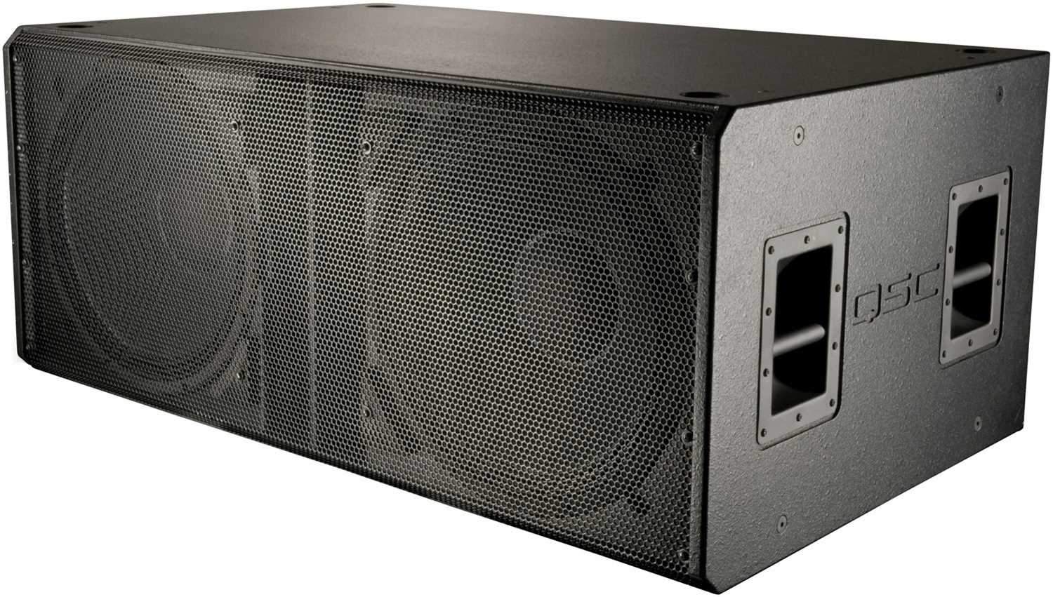 QSC GP218-SW-BK Dual 18-inch Powerhouse Passive Subwoofer in Black