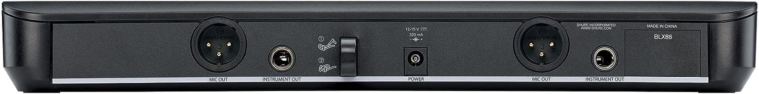 Shure BLX1288 Wireless Combo: PG58 Handheld & PGA31 Headset, H11 Band - Unleash Your Sound