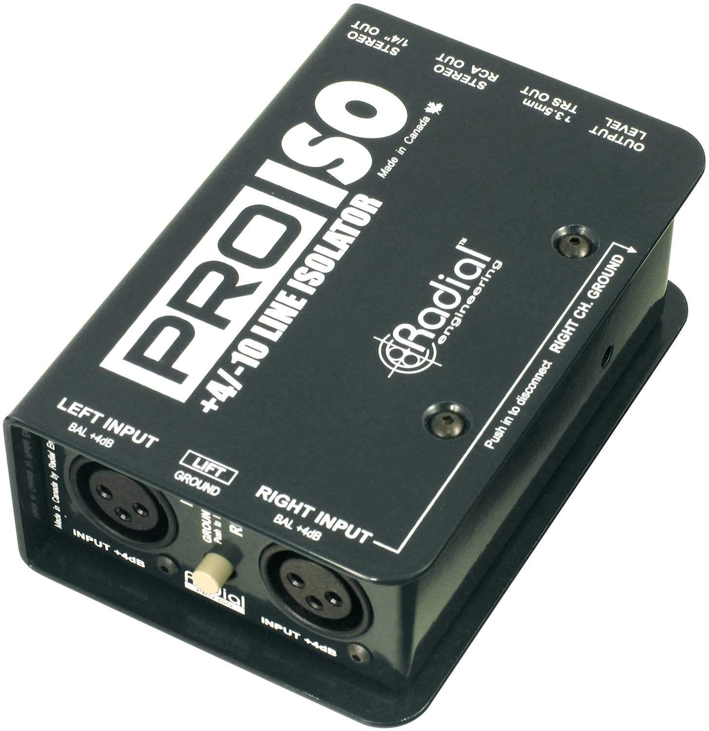 Radial ProISO Voice Range Passive Converter - The Ultimate Voice Recording Solution