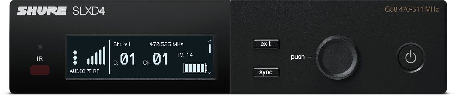 Shure SLXD24/K8B G58 Wireless Vocal System with KSM8 Capsule - The Ultimate in Live Performances
