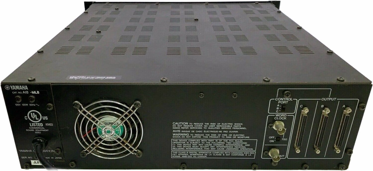 Yamaha AI8ML8F Block for 8x LMY4MLF Cards - The Ultimate Solution for Audio Input