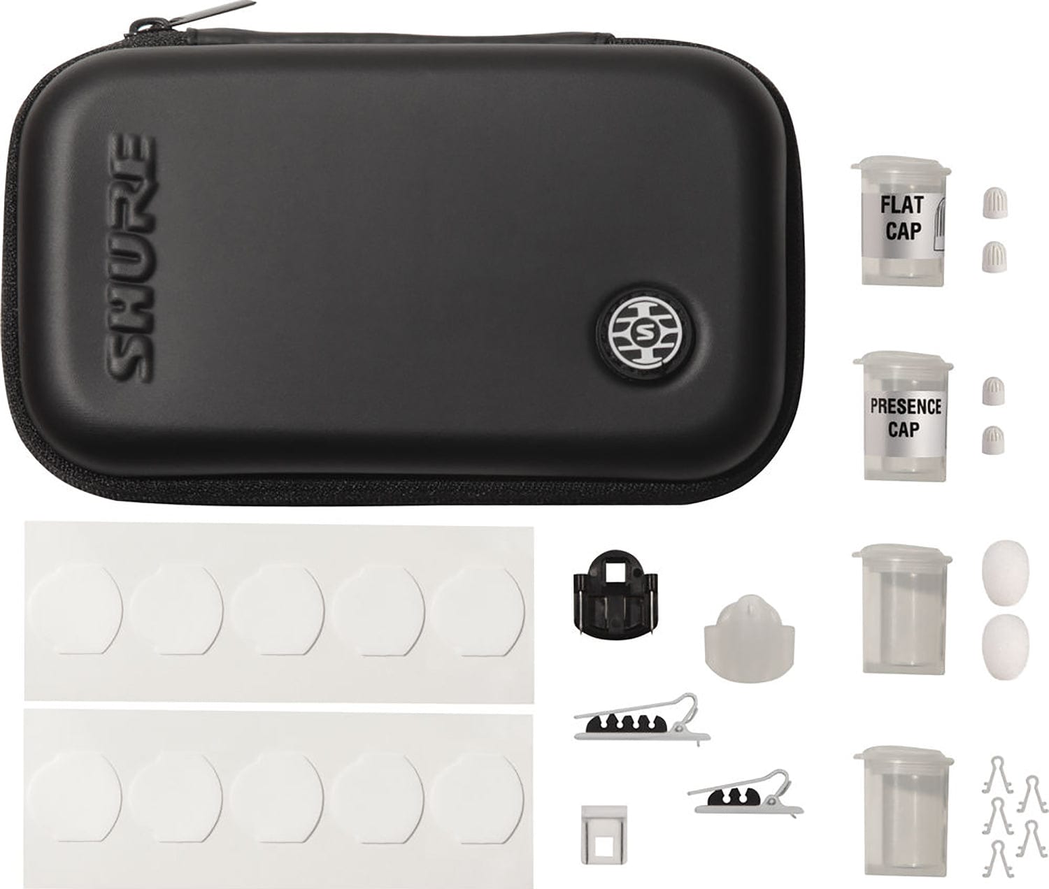 Shure TL47 TwinPlex Omnidirectional Lavalier Microphone - Bare Wire with Accessories - White - Your Ultimate Sound Solution
