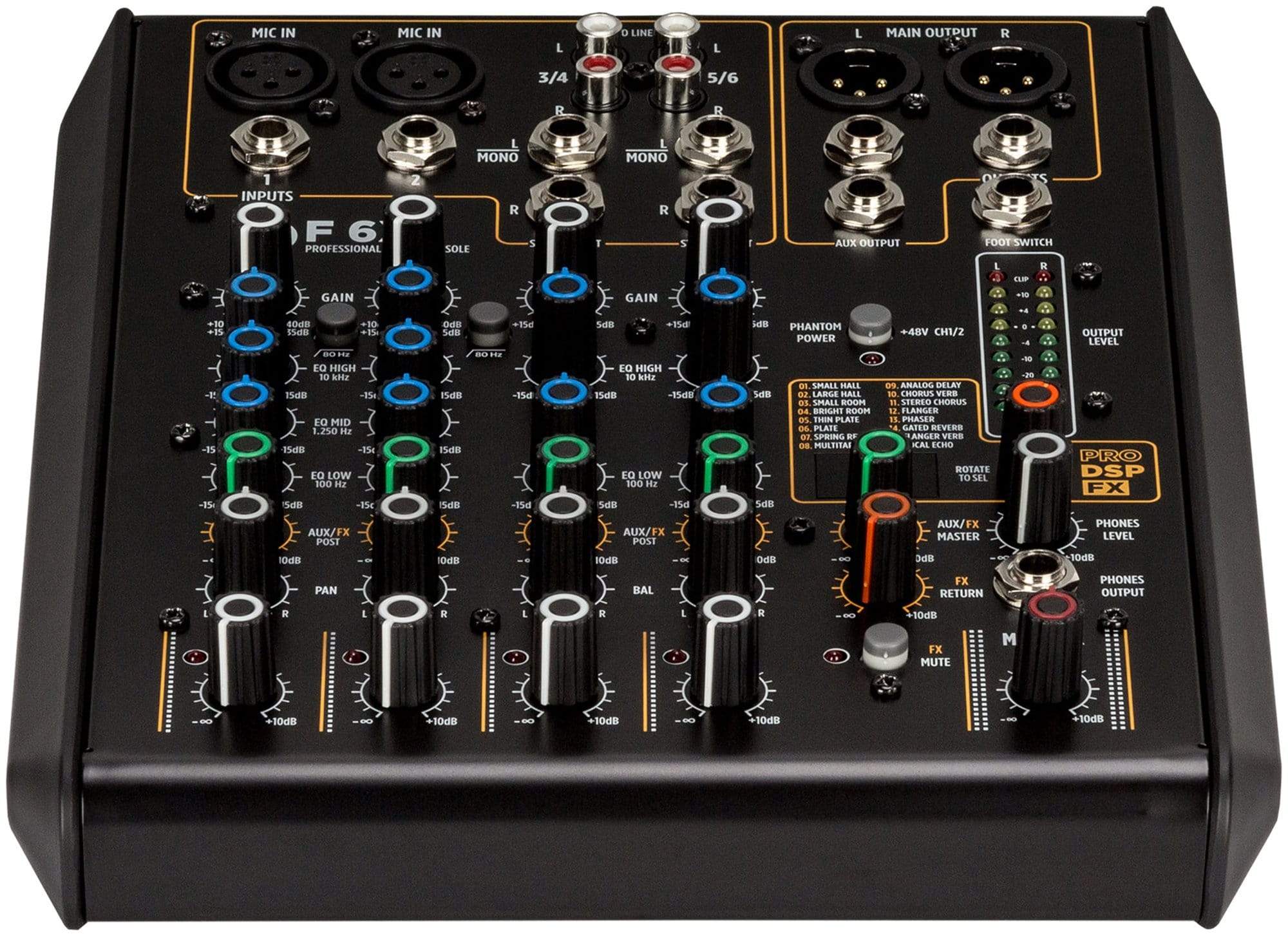 RCF F6-X 6-Channel Mixer with FX - Your Ultimate Sound Companion