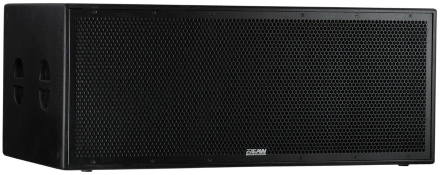 EAW 2x18-Inch Dual Driver Subwoofer - Black: Powerful Bass for Any Venue