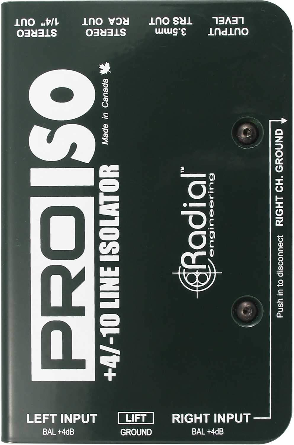 Radial ProISO Voice Range Passive Converter - The Ultimate Voice Recording Solution