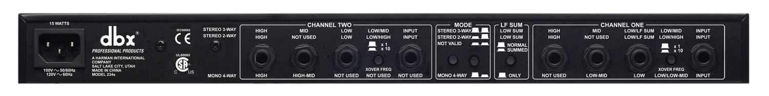 DBX 234S Professional Audio Crossover