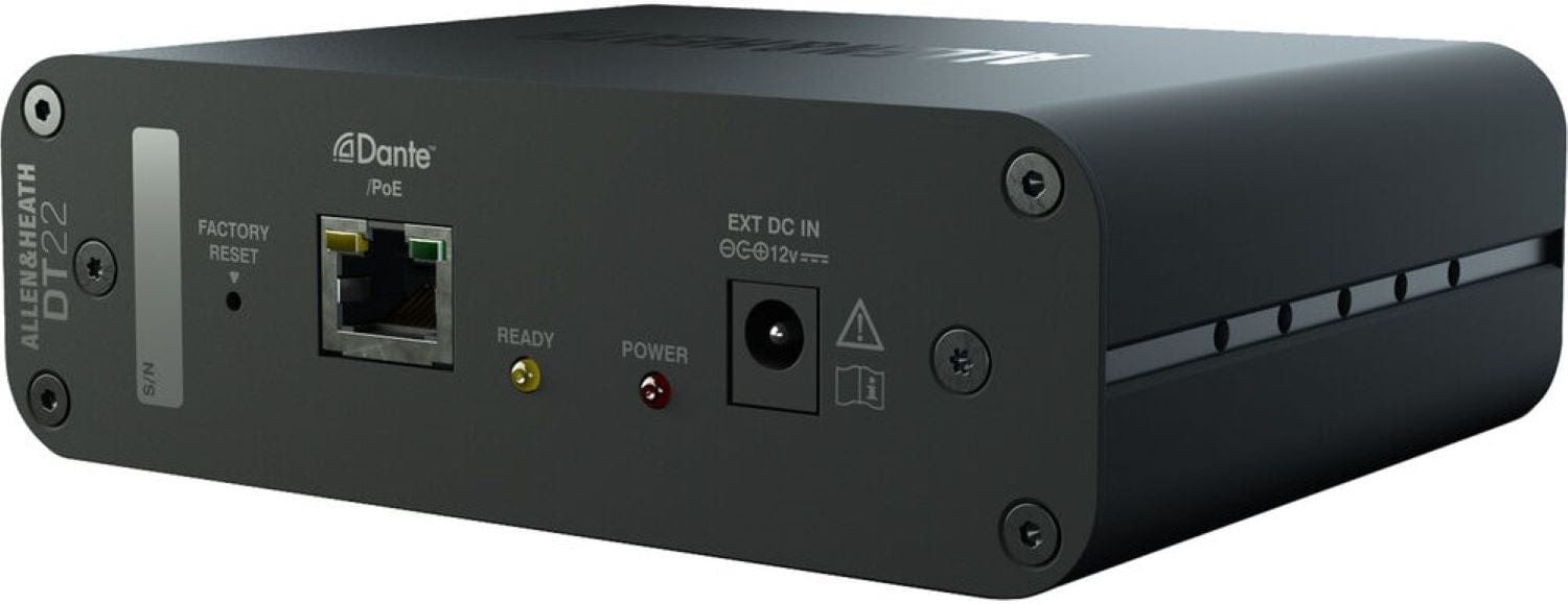 Allen & Heath AH-DT-22-M Compact Dante I/O Expander - Boost Your Audio Setup