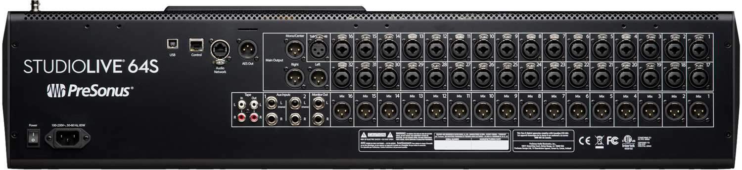 PreSonus StudioLive 64S III: The Ultimate 64-Channel Digital Mixing Powerhouse