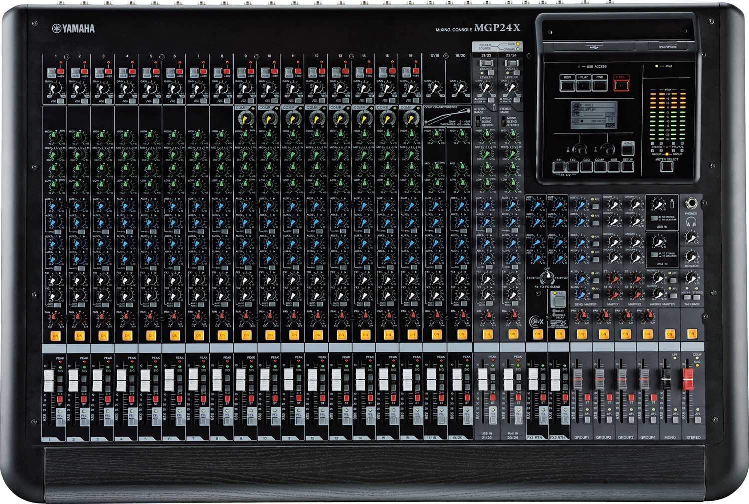 Yamaha MGP24X Professional 24-Input 4-Bus PA Mixer with USB - Unleash Your Sound