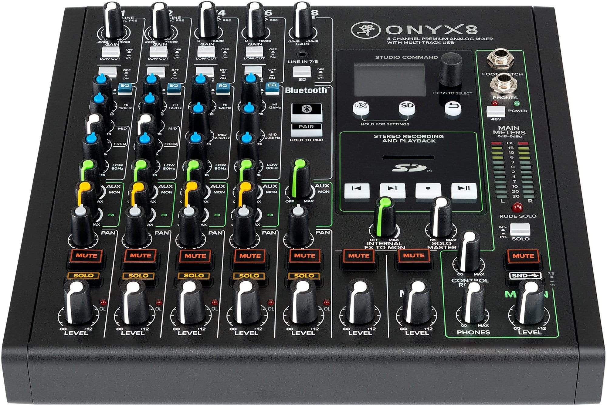 Mackie Onyx8 8-Channel USB Analog Mixer - Your Audio Solution for Every Setting