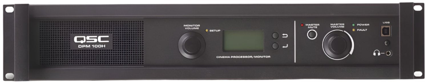 Q-SYS DPM-300 Digital Cinema Audio Processor: 10-Channel Powerhouse for Immersive Sound