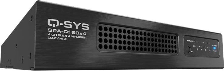 Q-SYS SPA-QF 60x4 High-Power 4-Channel Q-Sys Network Audio Amplifier