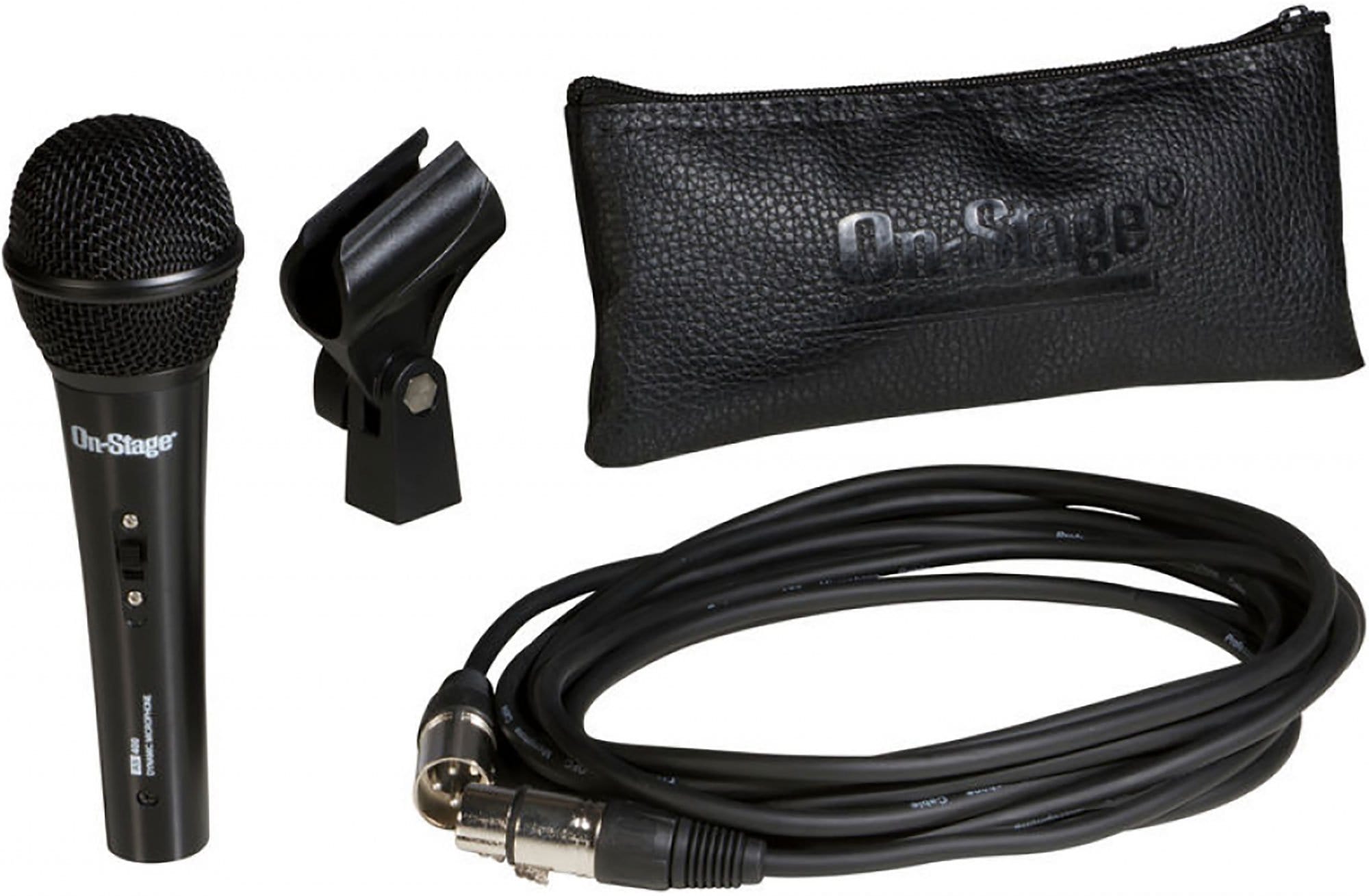 On Stage AS400V2 Dynamic Handheld Microphone - Your Ultimate Vocal and Public Speaking Companion