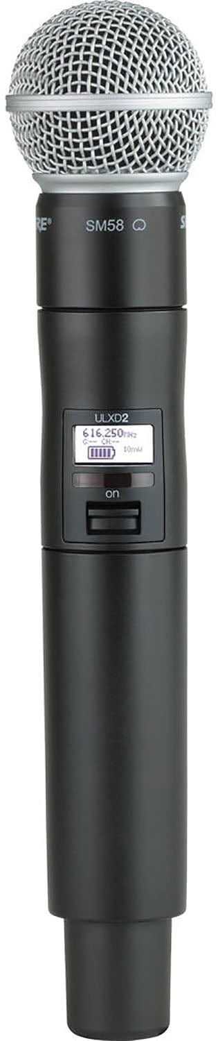 Shure ULXD2/SM58 Digital Handheld Transmitter - Captivating Voice, Reliable Wireless